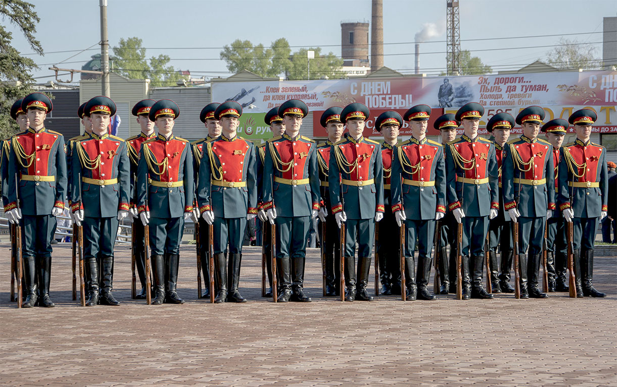 71 годовщина великой победы - город Барнаул