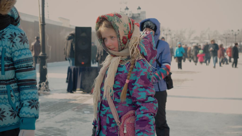 Конкурс "самая длинная коса", на ул. Малотобольская в г. Барнауле. Масленица 2018